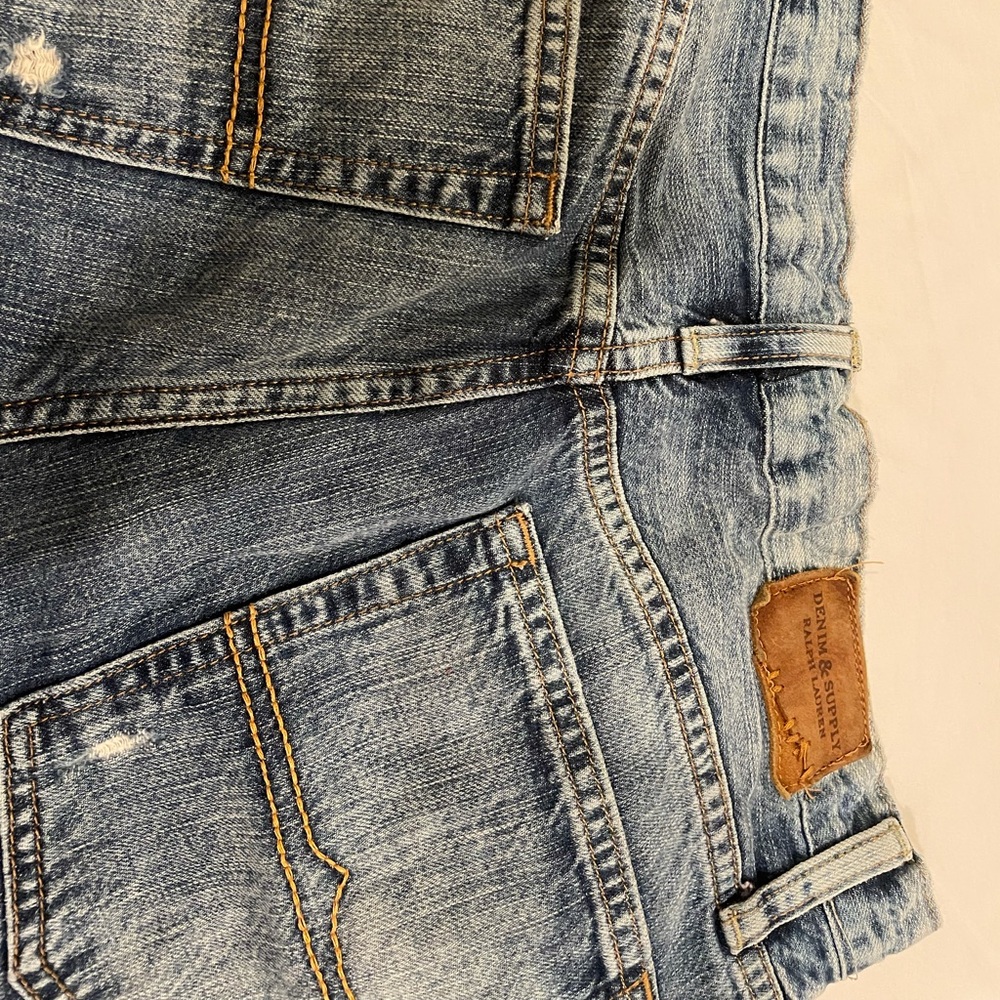 Denim & Supply Ralph Lauren Distressed Boyfriend Jeans | Size 2-4 - Picture 8 of 13